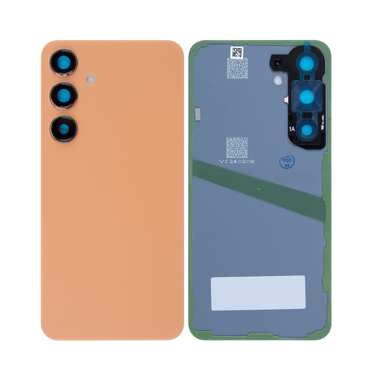 Samsung Galaxy S24 S921B Back Cover With Lens Sandstone Orange OEM
