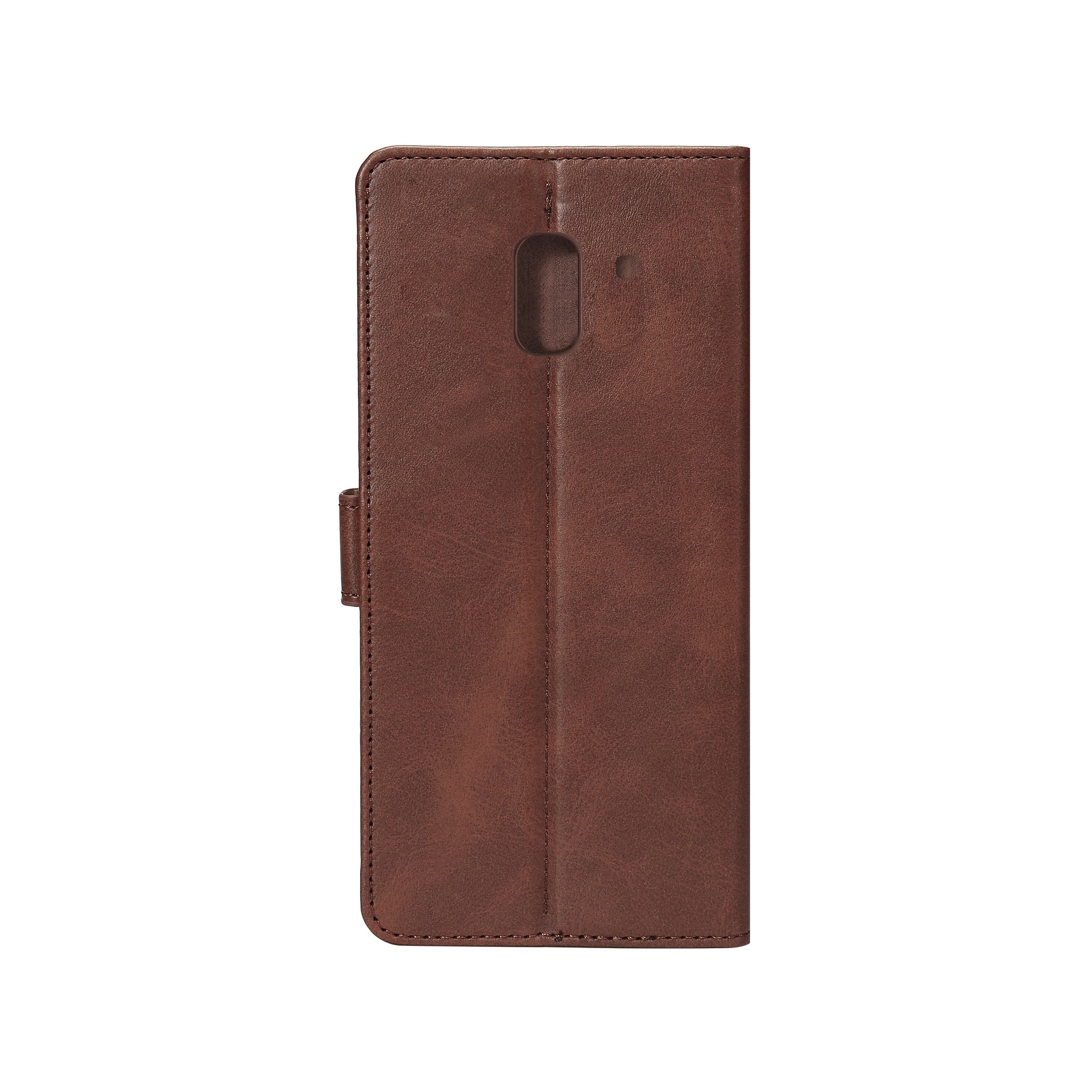 Rixus Bookcase For Samsung Galaxy J6 Brown