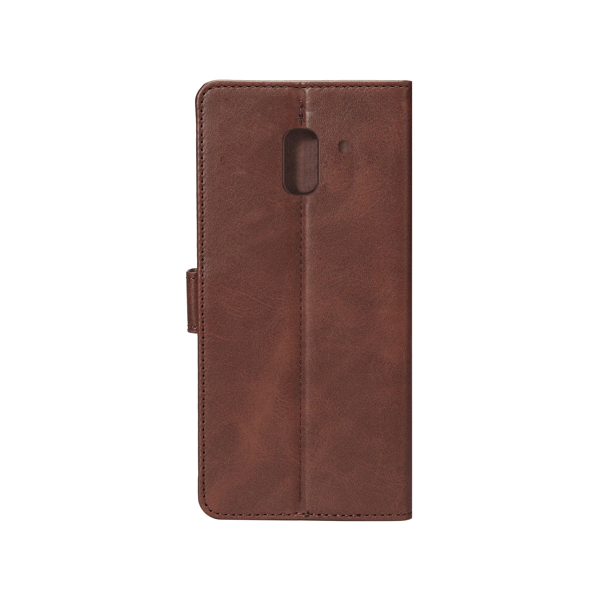 Rixus Bookcase For Samsung Galaxy J6 Brown