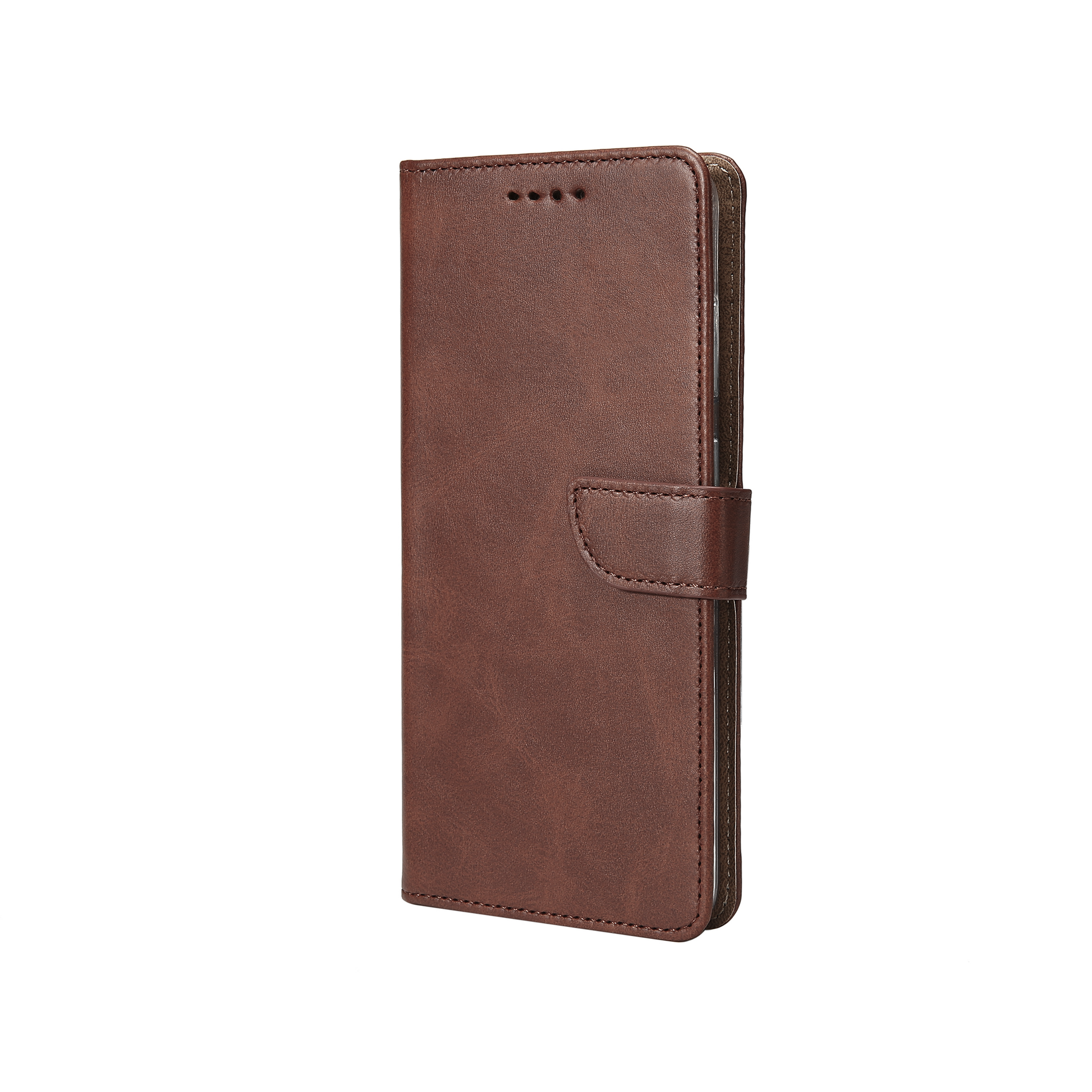 Rixus Bookcase For Samsung Galaxy Note 8 Gold Brown