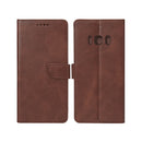 Rixus Bookcase For Samsung Galaxy S8 Brown