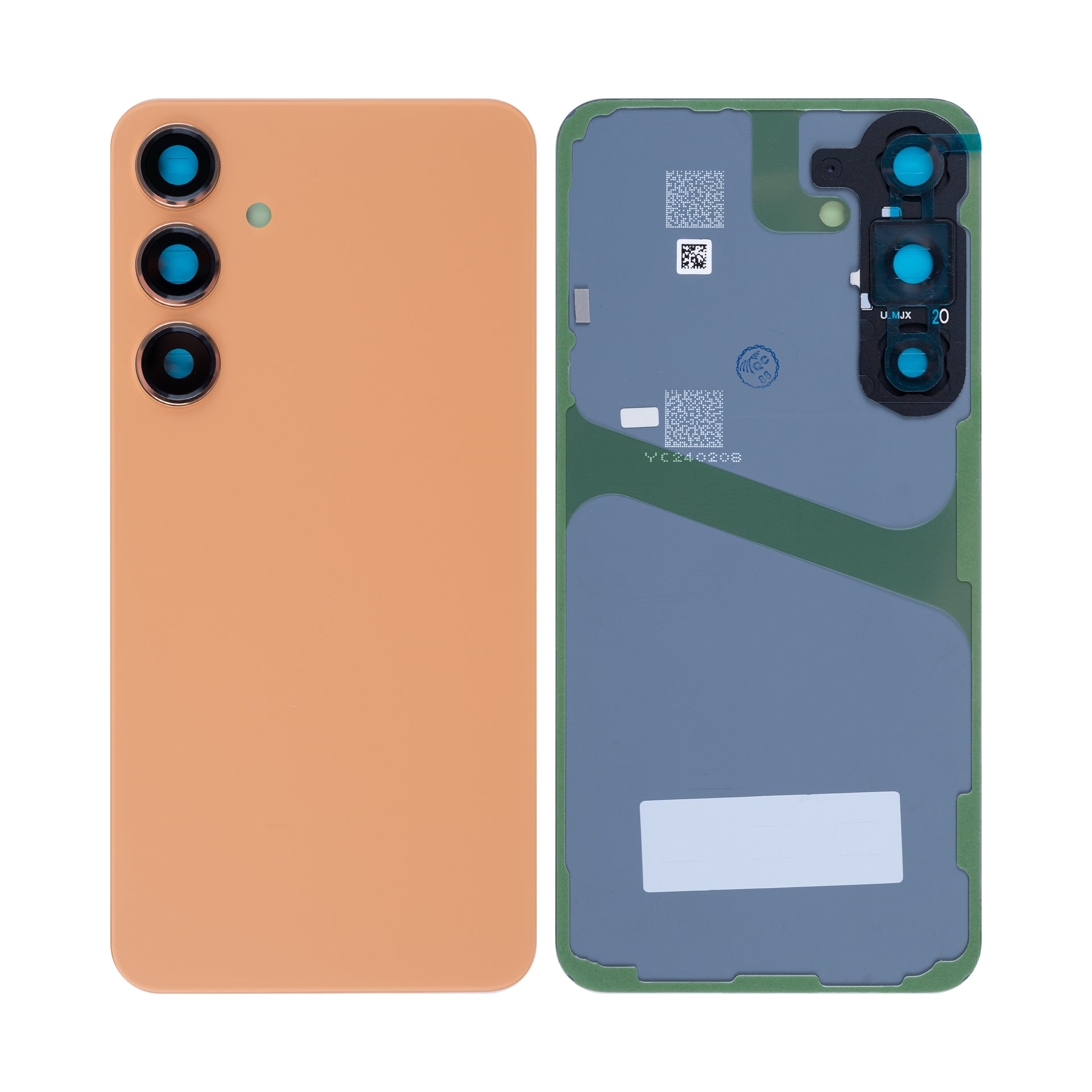 Samsung Galaxy S24 Plus S926B Back Cover With Lens Sandstone Orange OEM