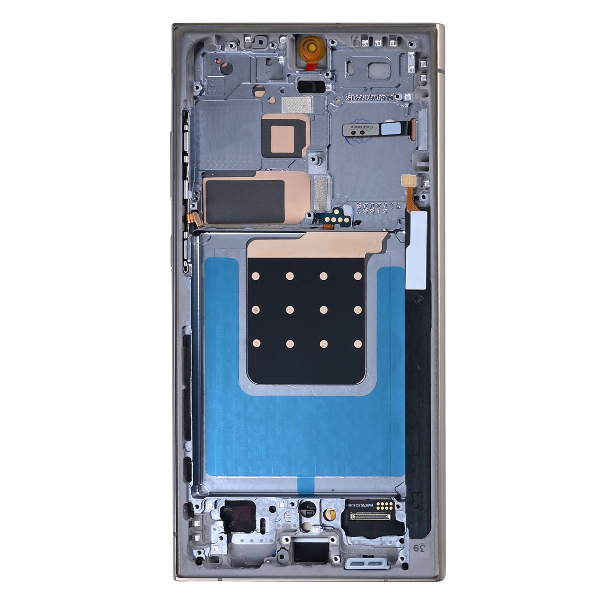 Samsung Galaxy S24 Ultra S928B Display And Digitizer With Frame Titanium Yellow Soft-OLED