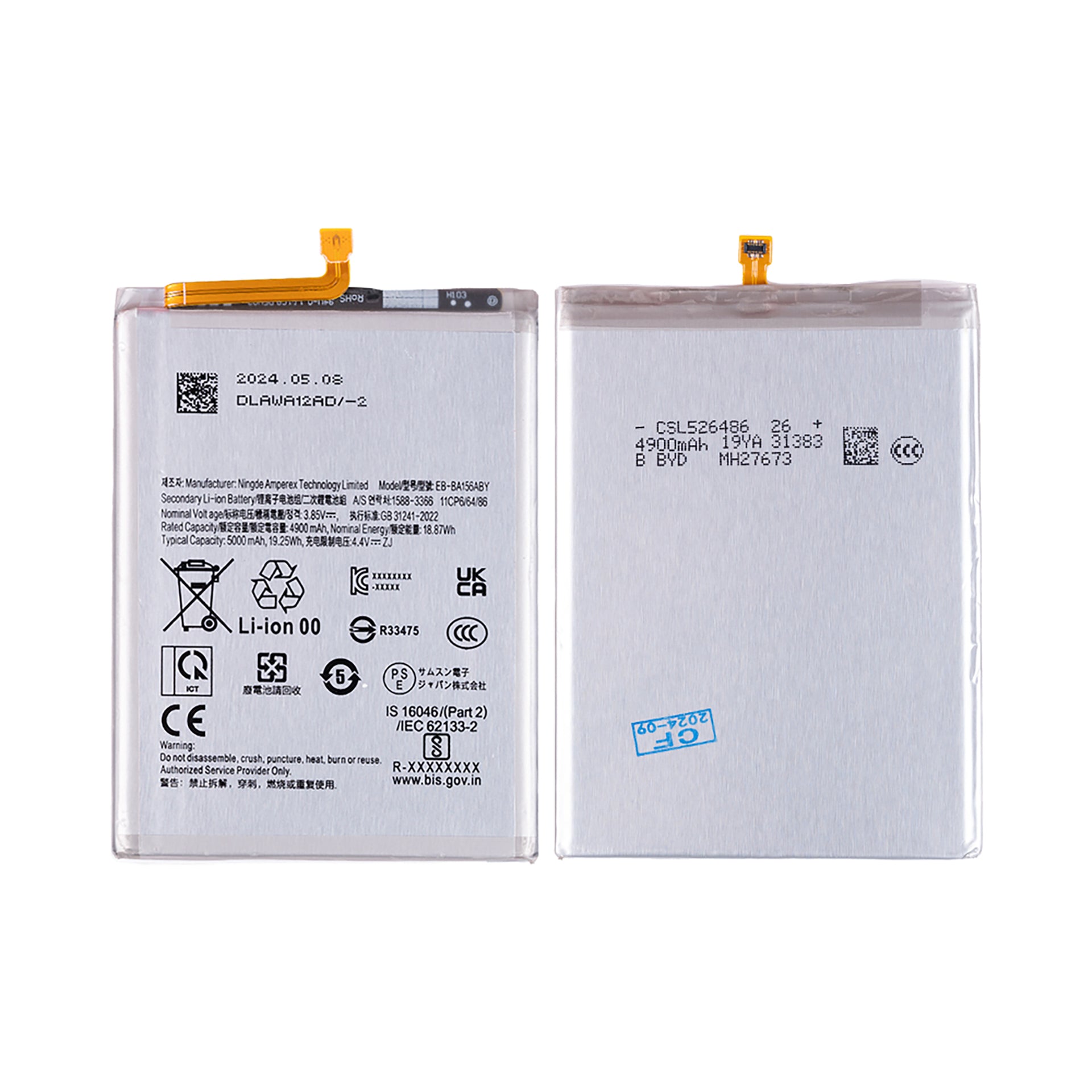 Samsung Galaxy A15 4G A155F, A15 5G A156B Battery EB-BA156ABY OEM
