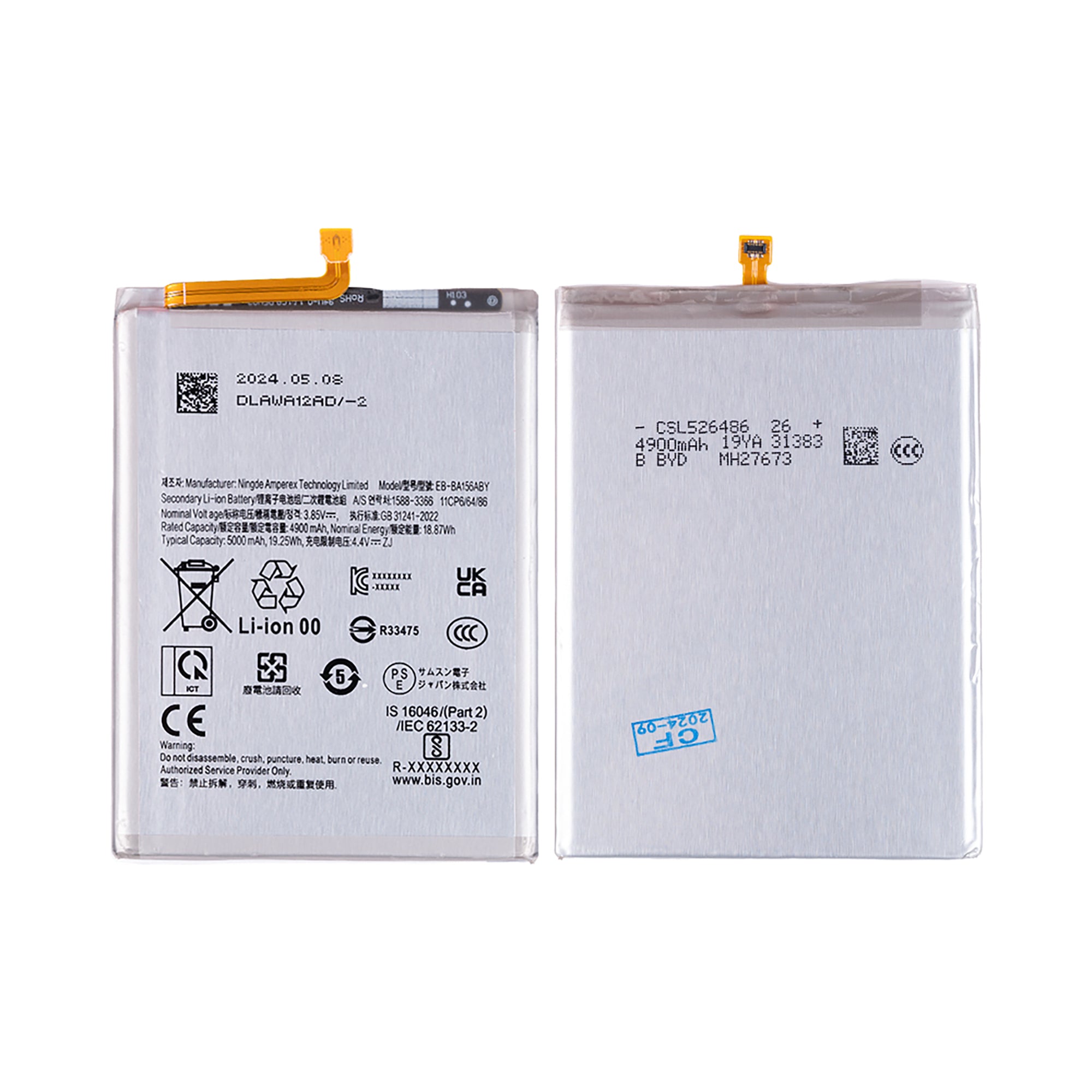 Samsung Galaxy A15 4G A155F, A15 5G A156B Battery EB-BA156ABY OEM