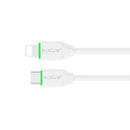 Rixus RXUC18L Fast Charging USB-C To Lightning Cable White