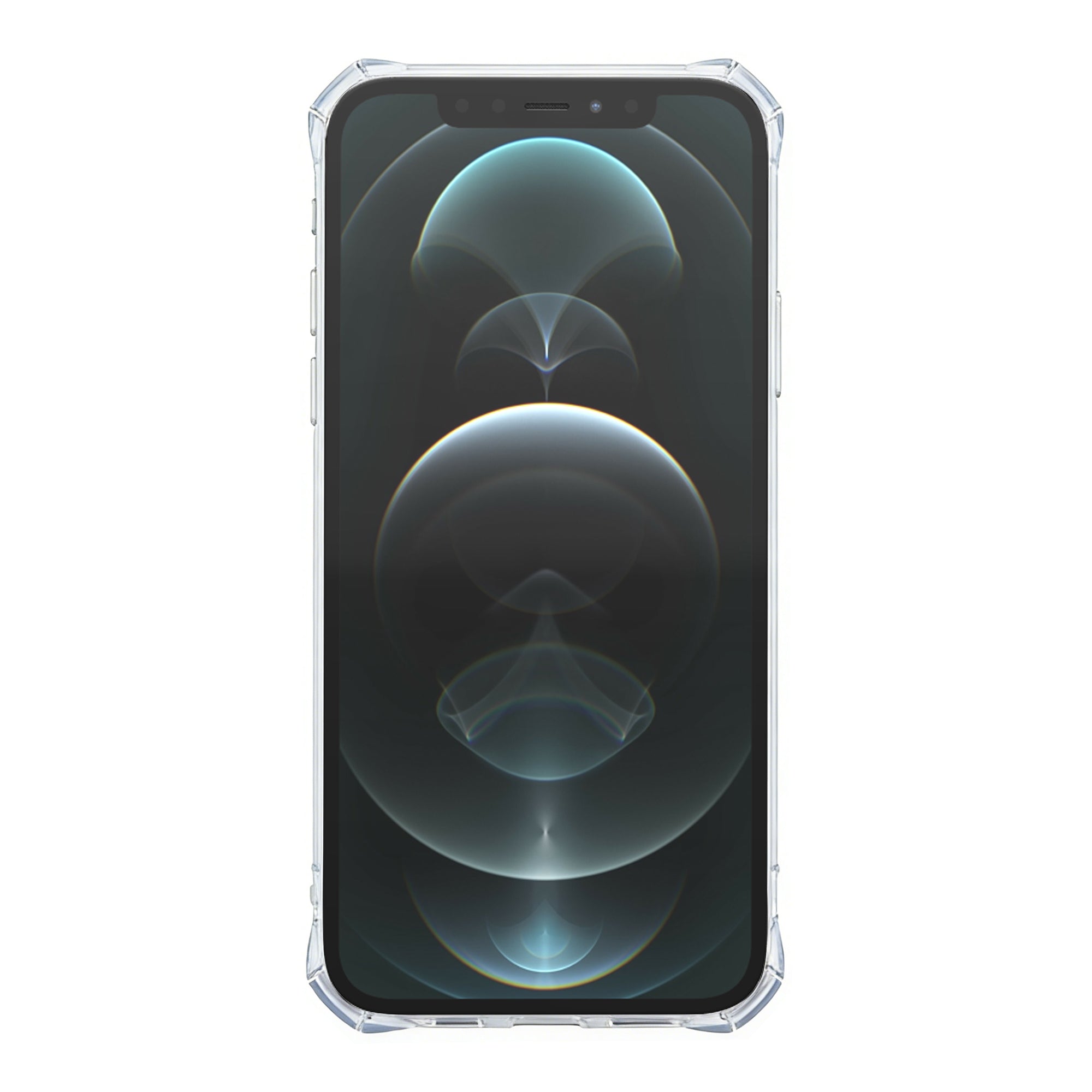 Rixus Armor-X Anti Shock Case For Apple iPhone 12, 12 Pro Transparent