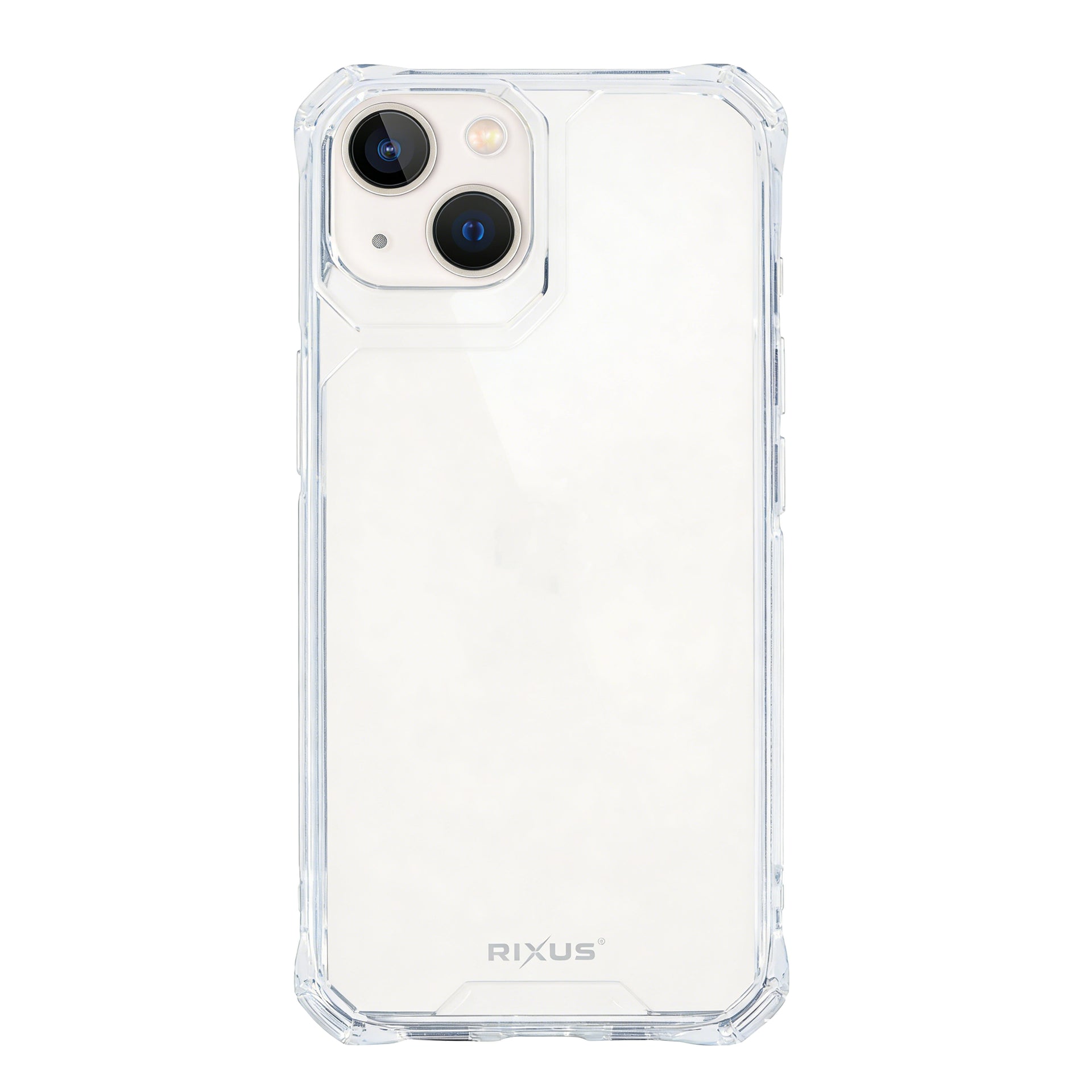 Rixus Armor-X Anti Shock Case For Apple iPhone 13 Transparent