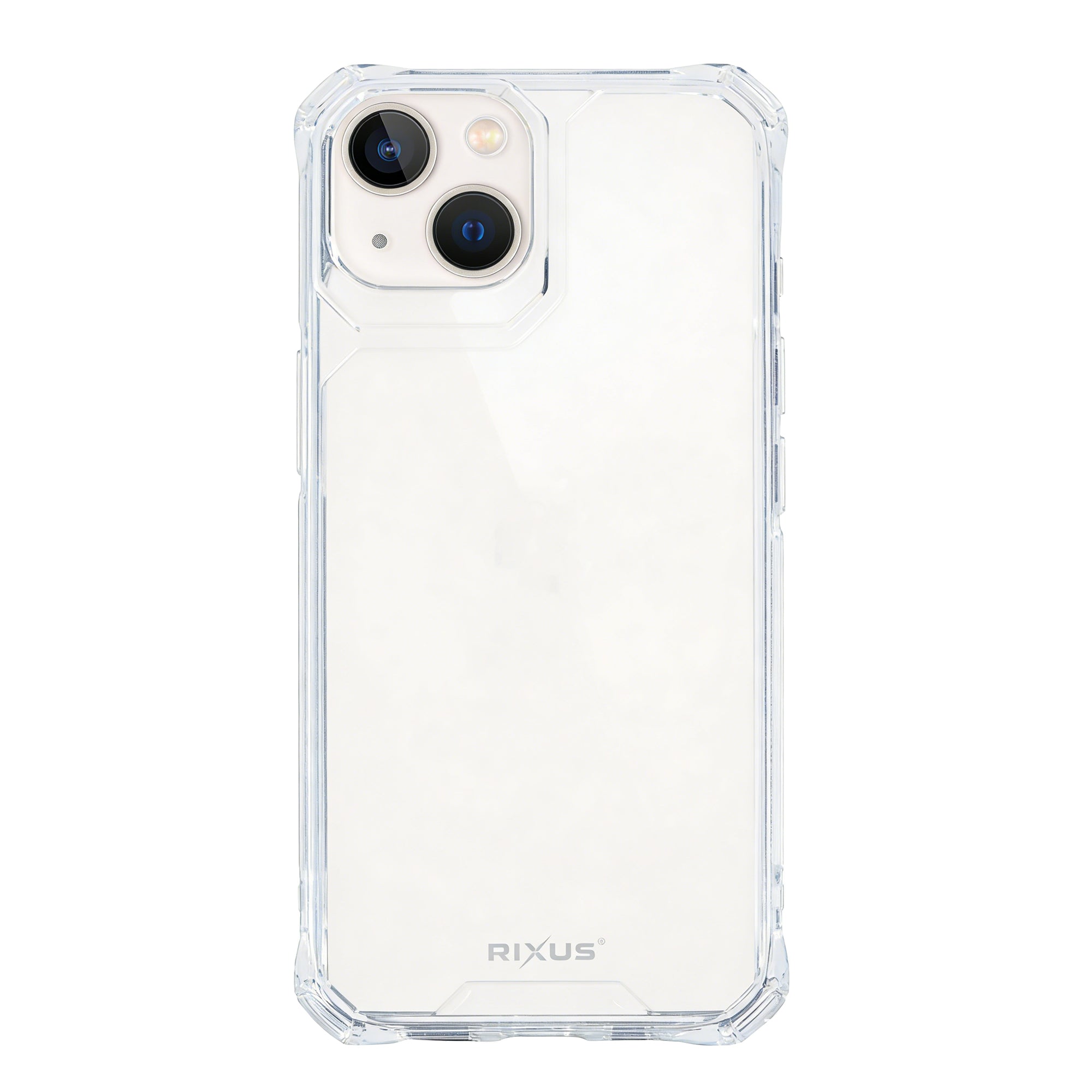 Rixus Armor-X Anti Shock Case For Apple iPhone 13 Transparent