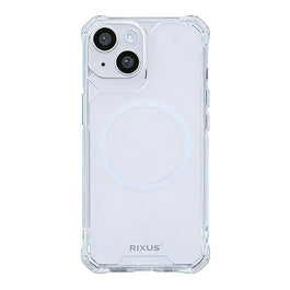 Rixus Armor-X Anti Shock Case With MagSafe Compatible For Apple iPhone 14 Transparent