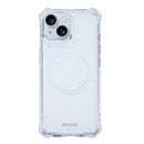 Rixus Armor-X Anti Shock Case With MagSafe Compatible For Apple iPhone 15 Plus Transparent