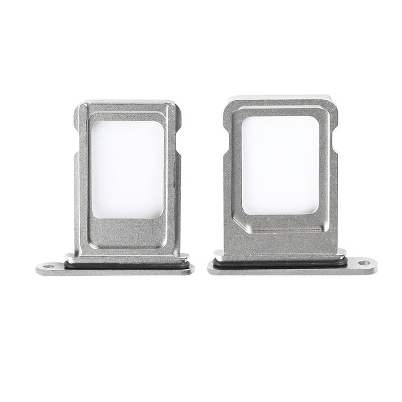 For iPhone 15 Pro, 15 Pro Max Sim Card Holder Titanium White
