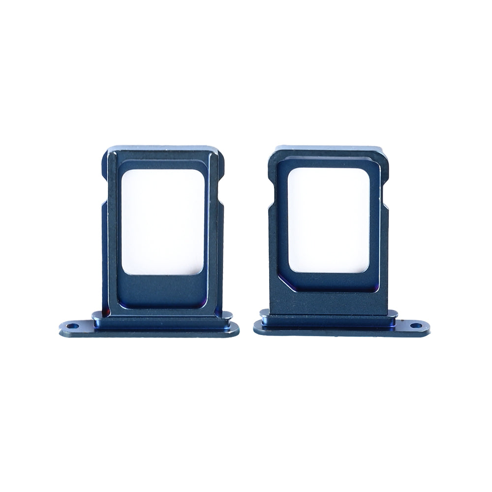 For Apple iPhone 15 Pro, 15 Pro Max Sim Card Holder Blue Titanium Pulled