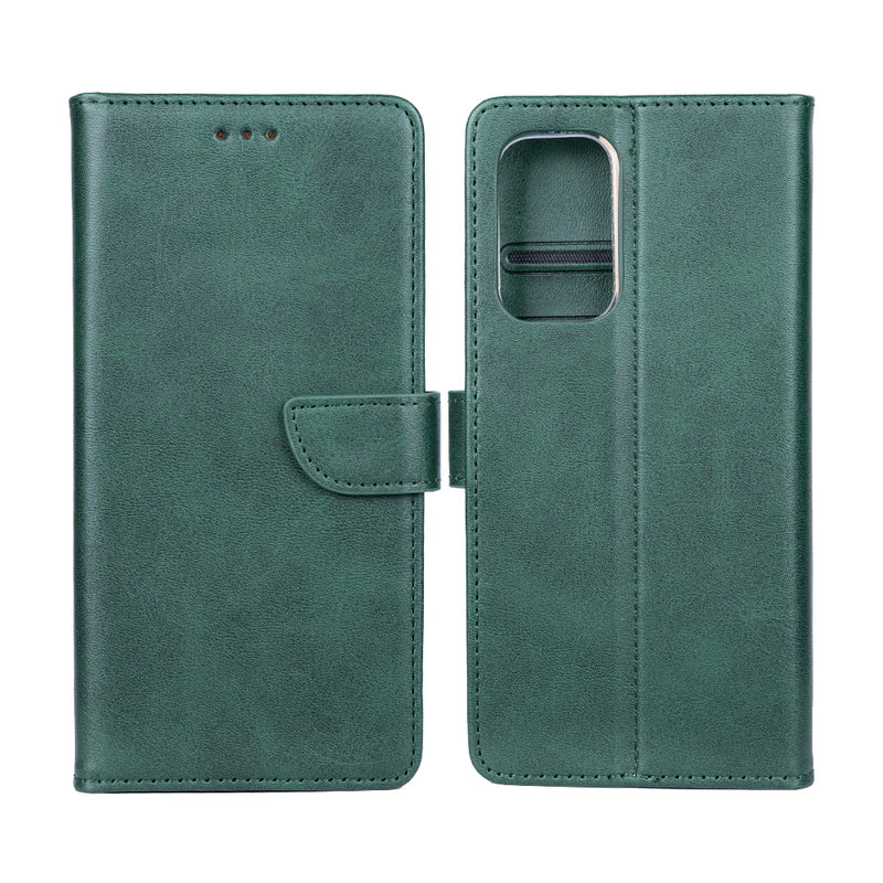 Rixus Bookcase For Samsung Galaxy A53 5G Dark Green