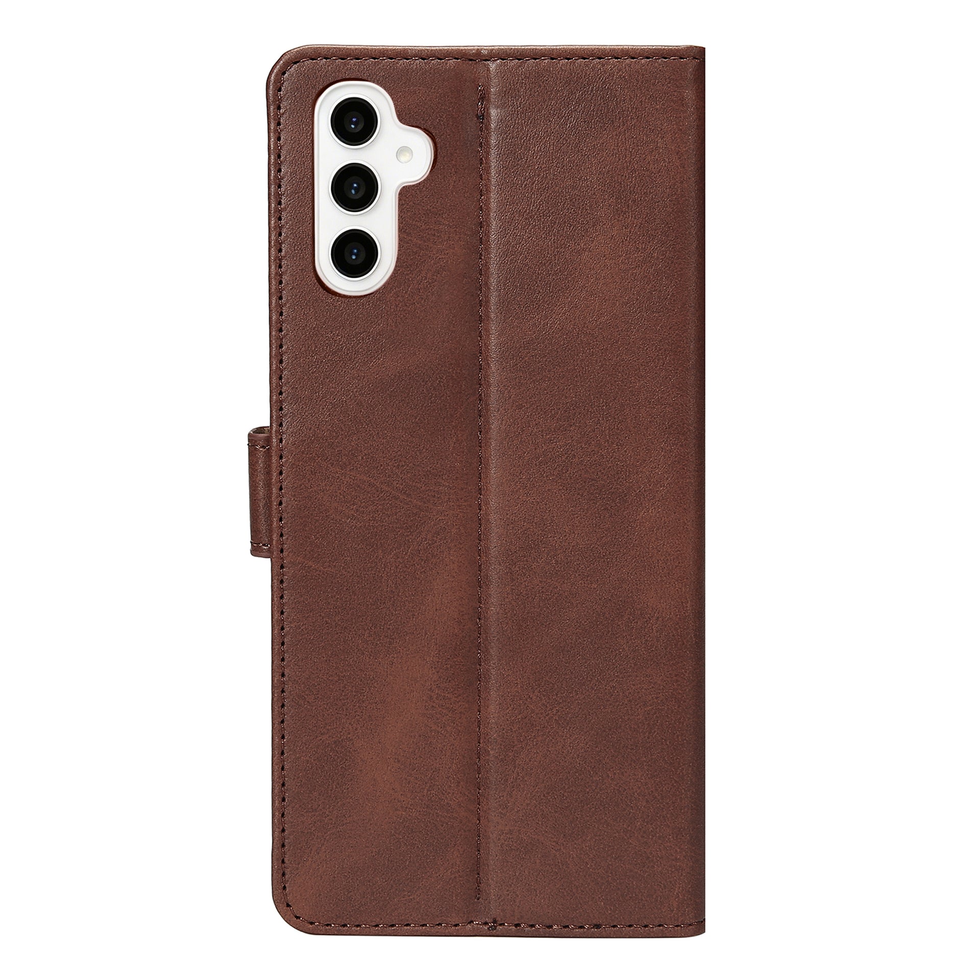 Rixus Bookcase For Samsung Galaxy S23 FE Brown