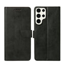Rixus Bookcase For Samsung Galaxy S23 Ultra Black