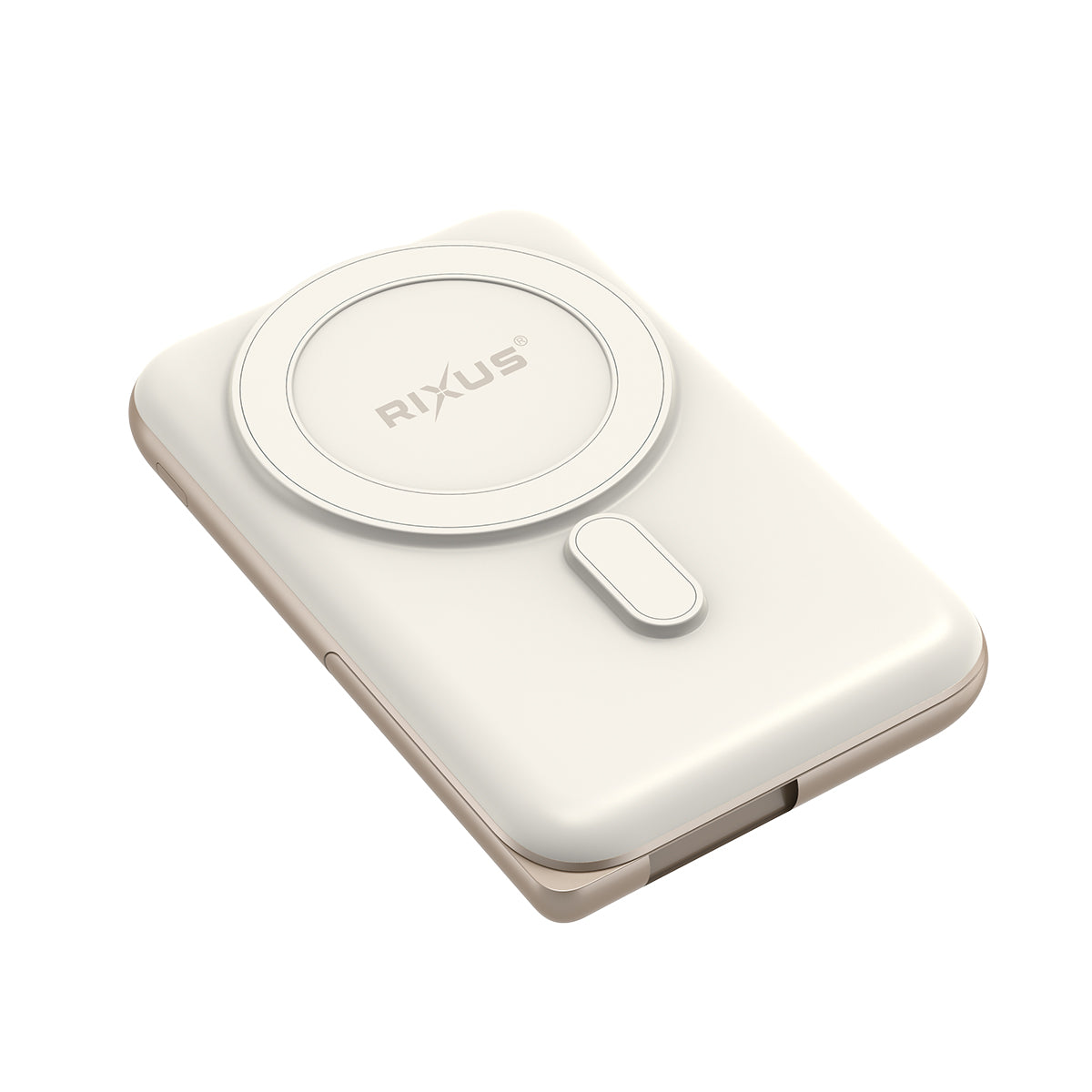 Rixus RXPB37 Portable Magnetic Powerbank 10000mAh With Stand Rose Gold