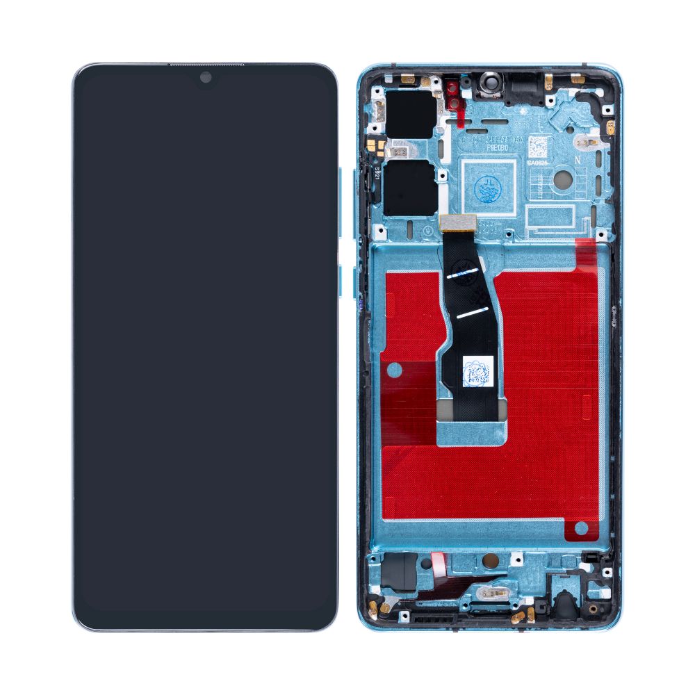 Huawei P30 Display And Digitizer With Frame Aurora OEM