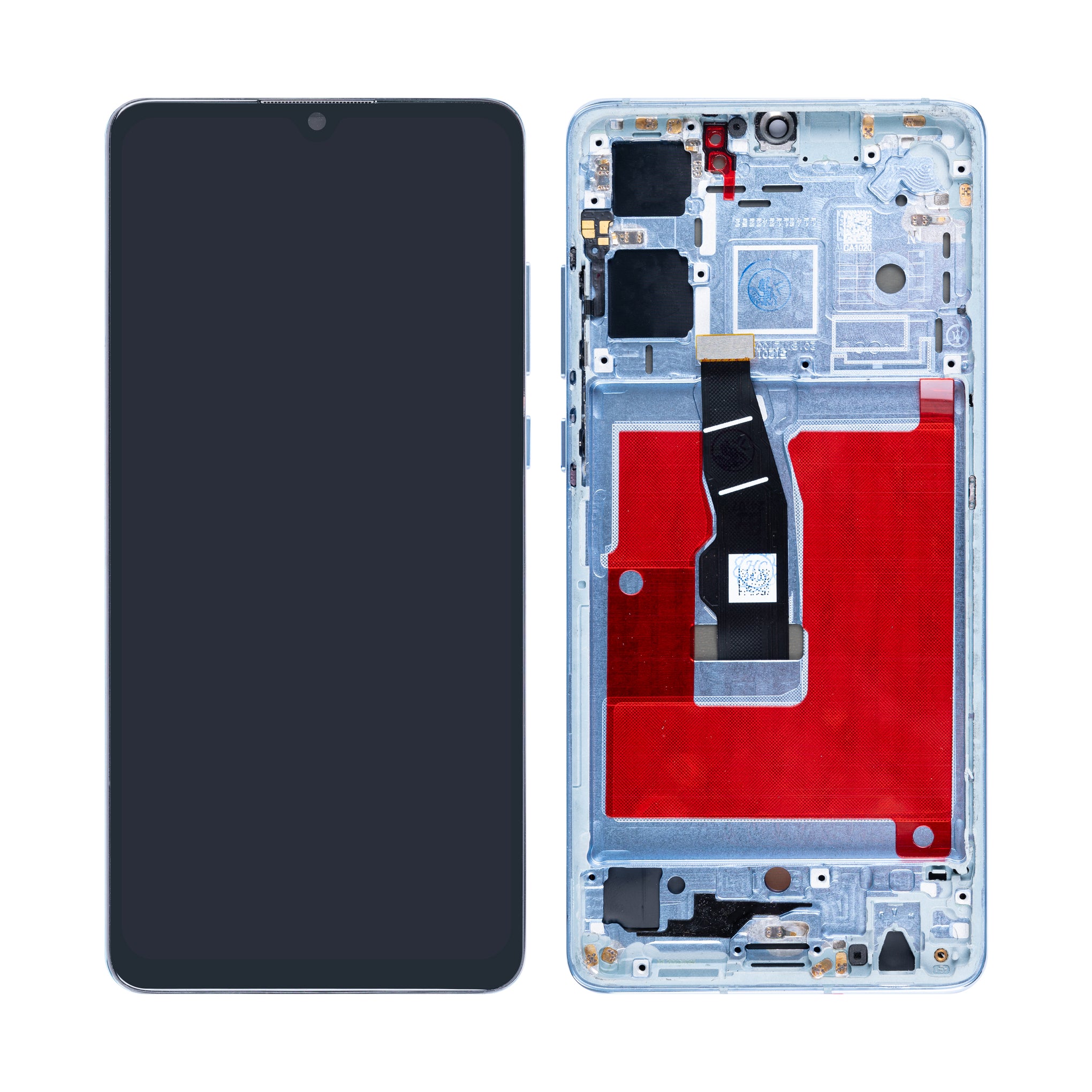 Huawei P30 Display And Digitizer With Frame Breathing Crystal OEM