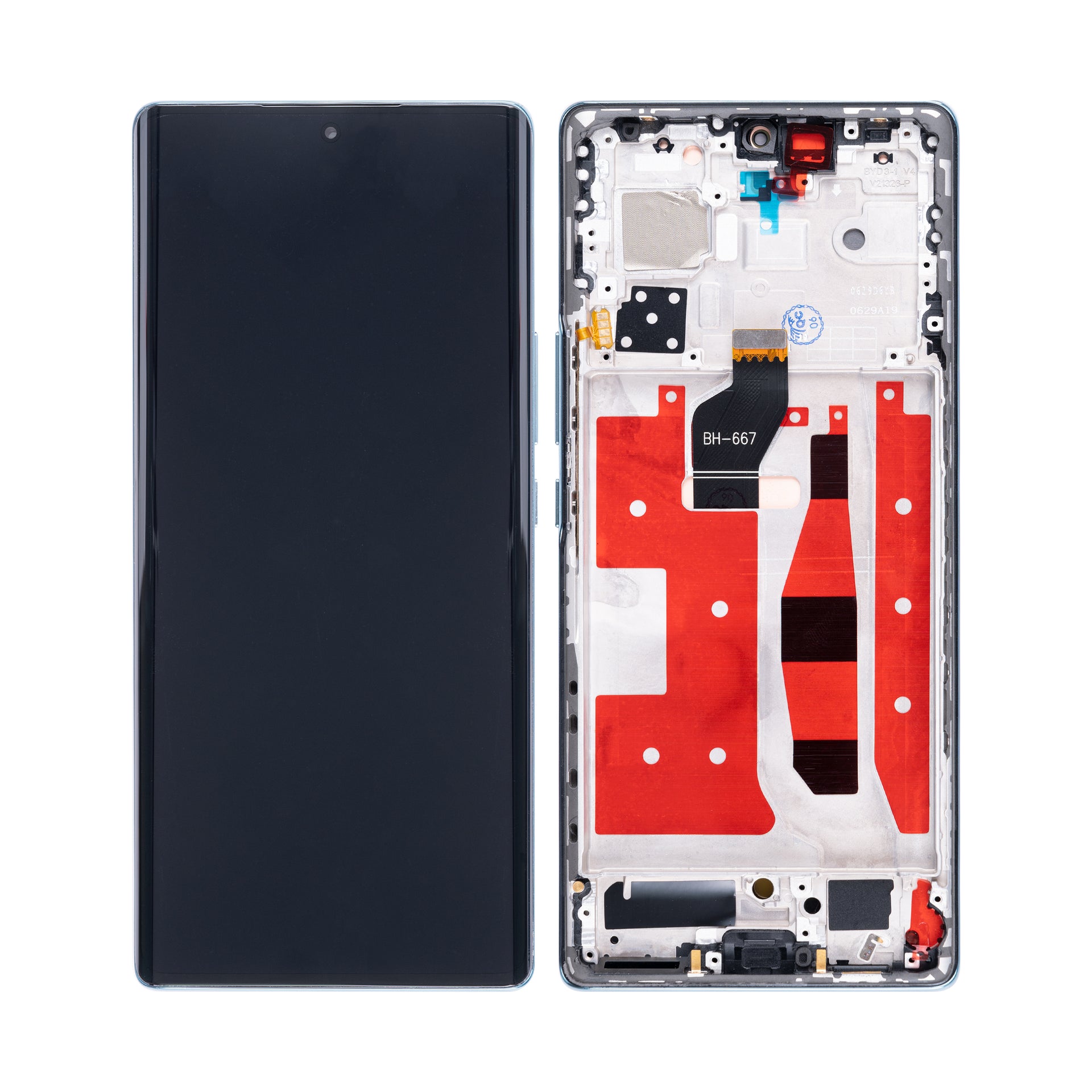 Honor 70 Display And Digitizer With Frame Emerald Green OEM