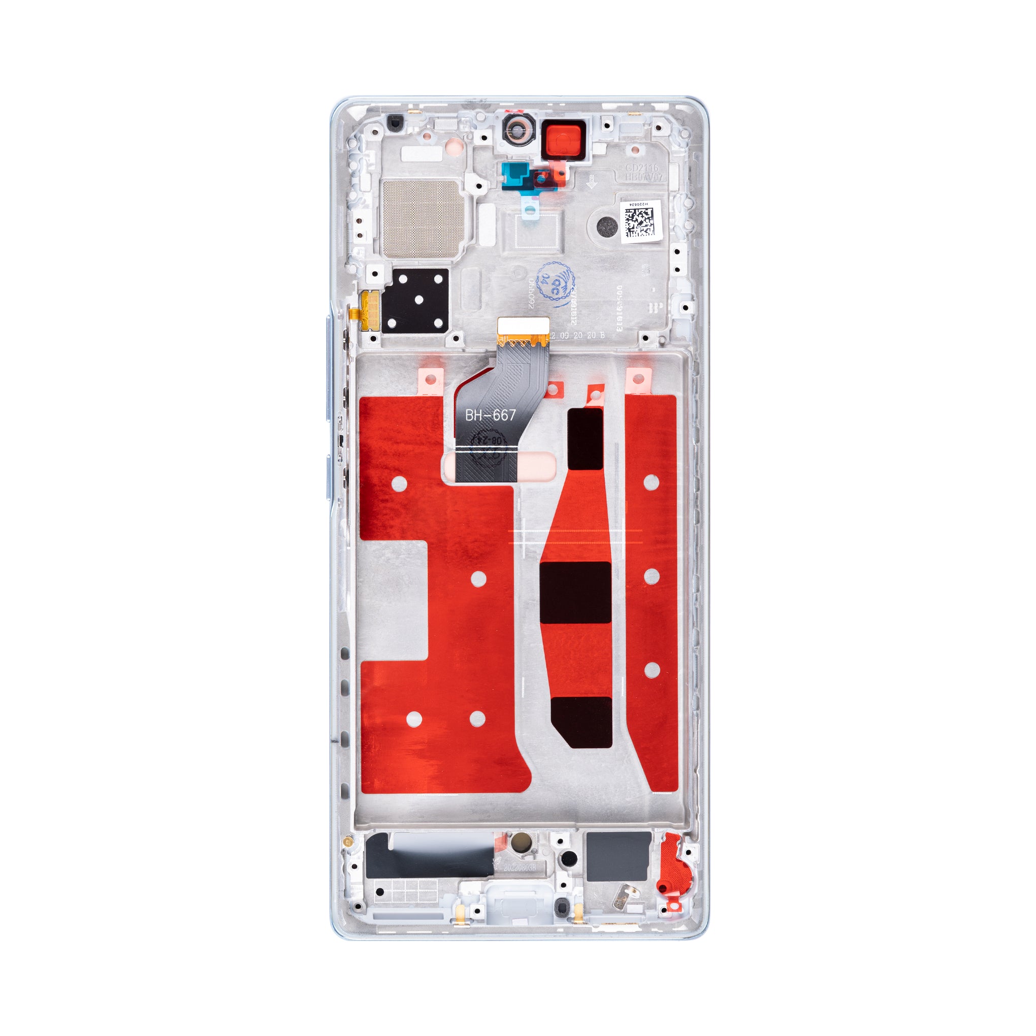 Honor 70 Display And Digitizer With Frame Icelandic Frost OEM