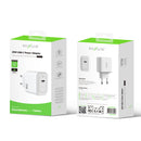 Rixus RXHC25 USB-C Power Adapter 25W White