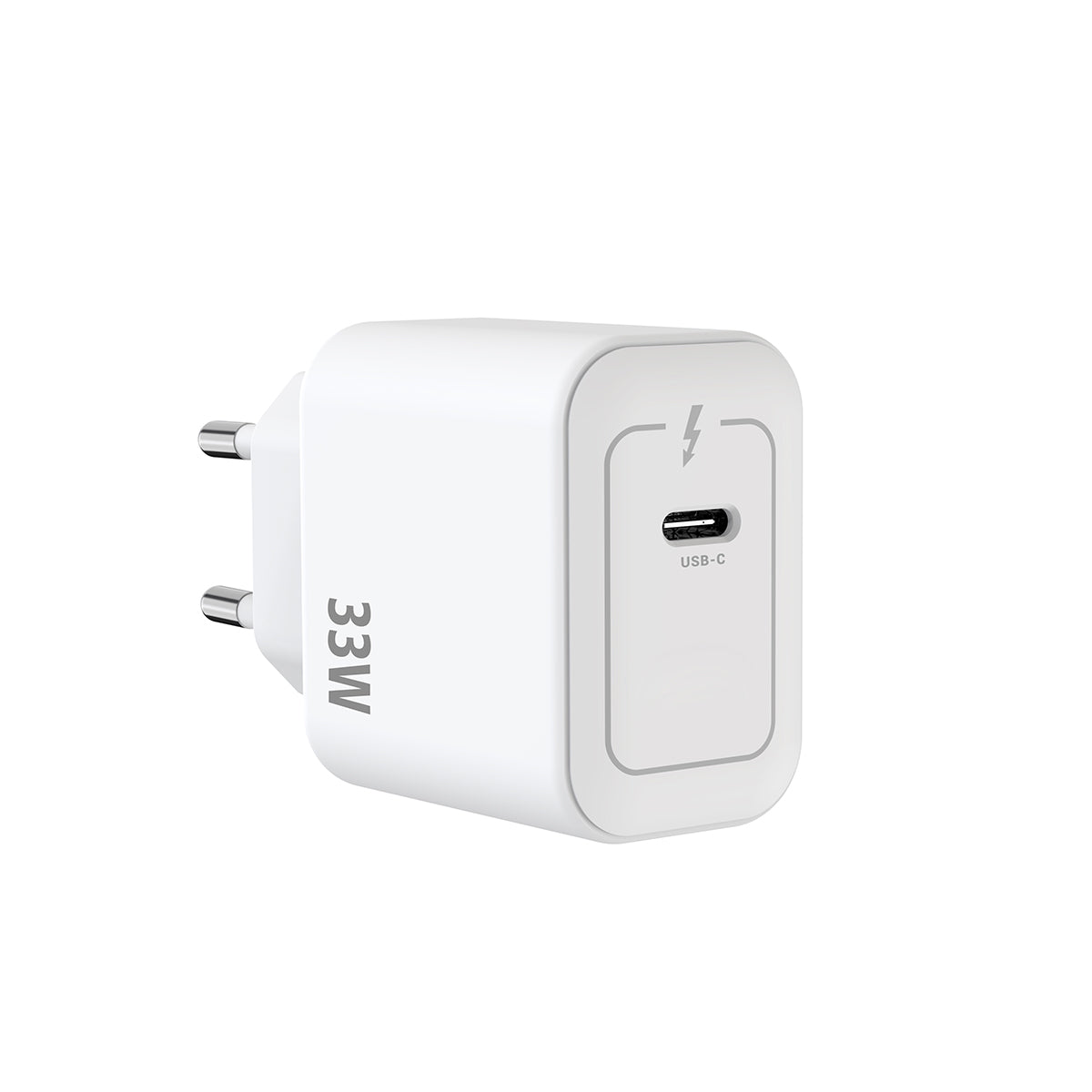 Rixus RXHC33 GaN USB-C Power Adapter 33W White