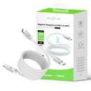 Rixus RXUC59C Magnetic Charging Cord USB-C To USB-C 1m 60W White