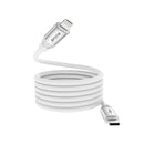 Rixus RXUC59L Magnetic Charging Cord USB-C To Lightning 1m 30W White