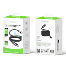 Rixus RXUC61C Magnetic Charging Cord USB-C To USB-C 1m 60W Black