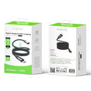 Rixus RXUC61L Magnetic Charging Cord USB-C To Lightning 1m 30W Black