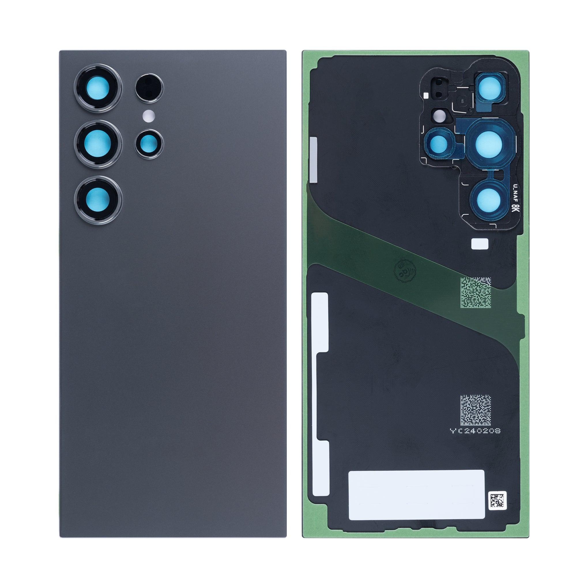 Samsung Galaxy S24 Ultra S928B Back Cover With Lens Titanium Black OEM