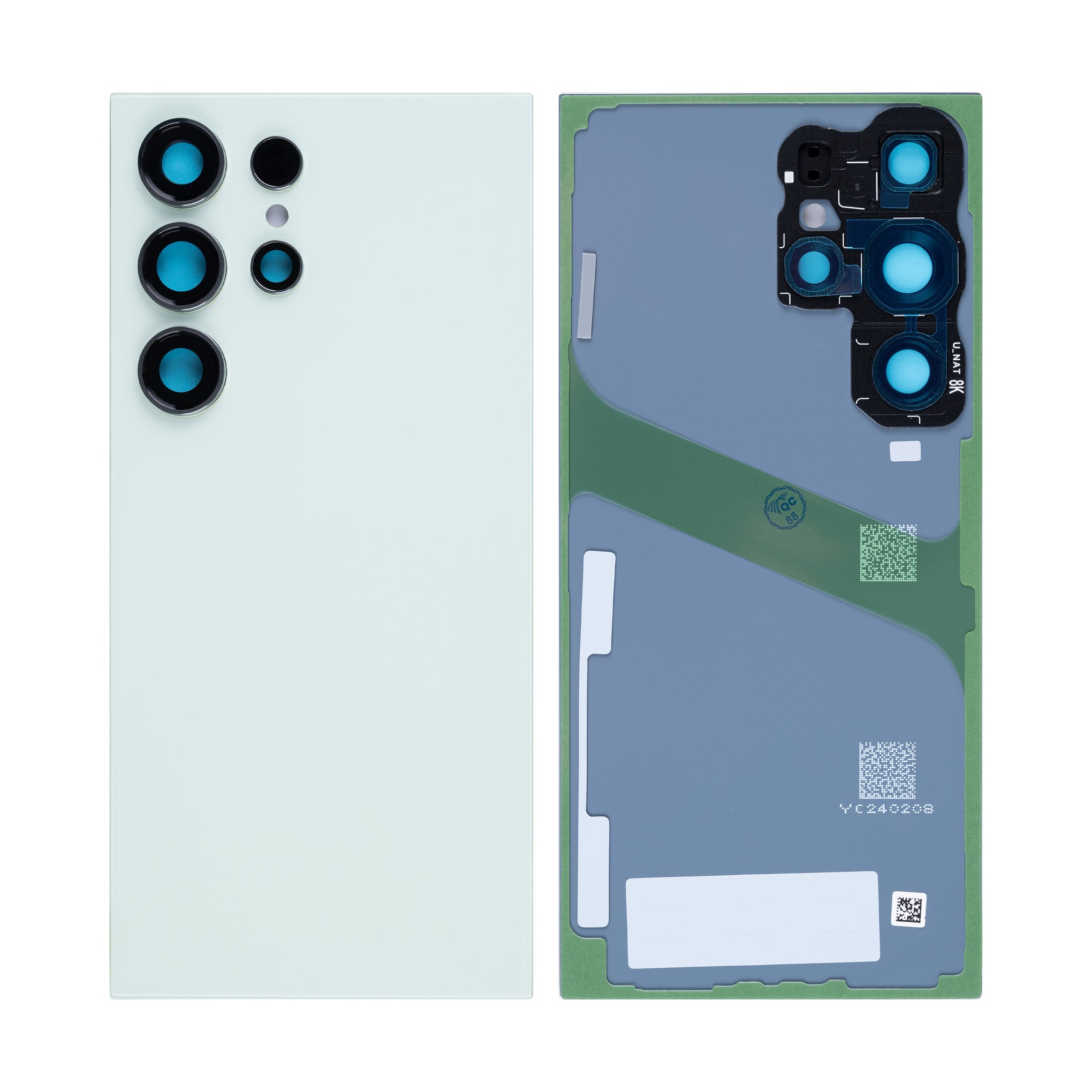 Samsung Galaxy S24 Ultra S928B Back Cover With Lens Titanium Green OEM