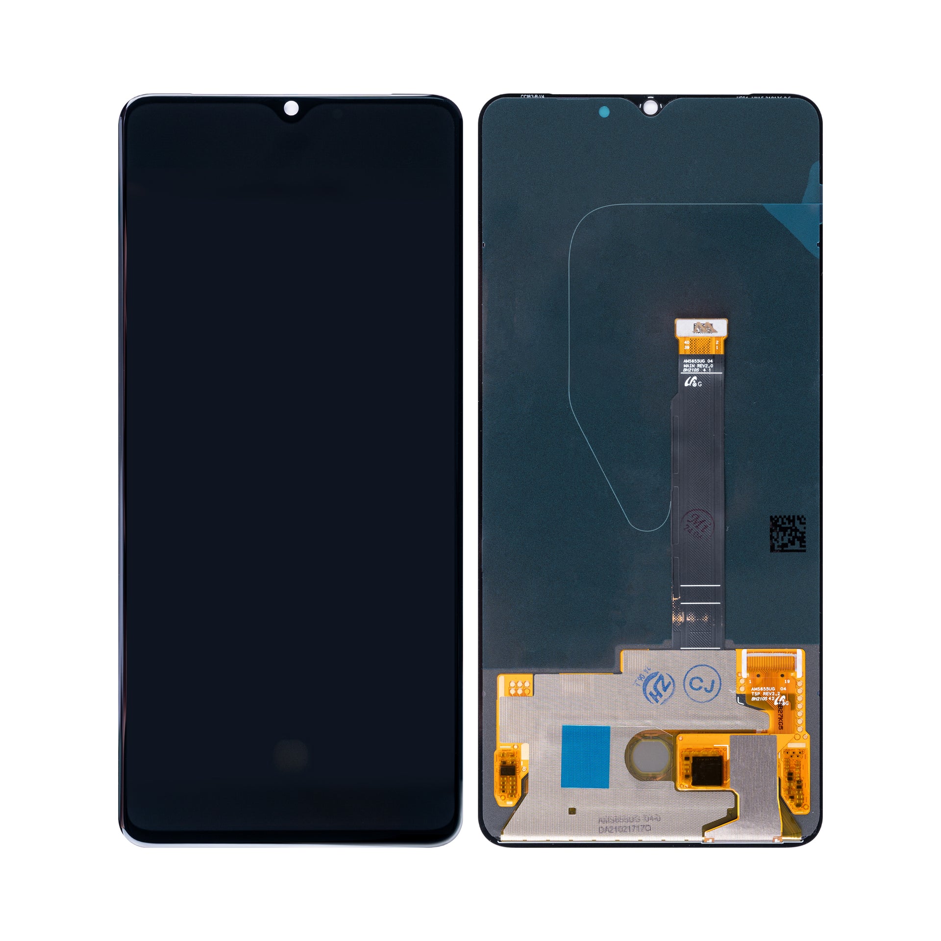 Realme X2 Pro Display And Digitizer Without Frame Black OEM