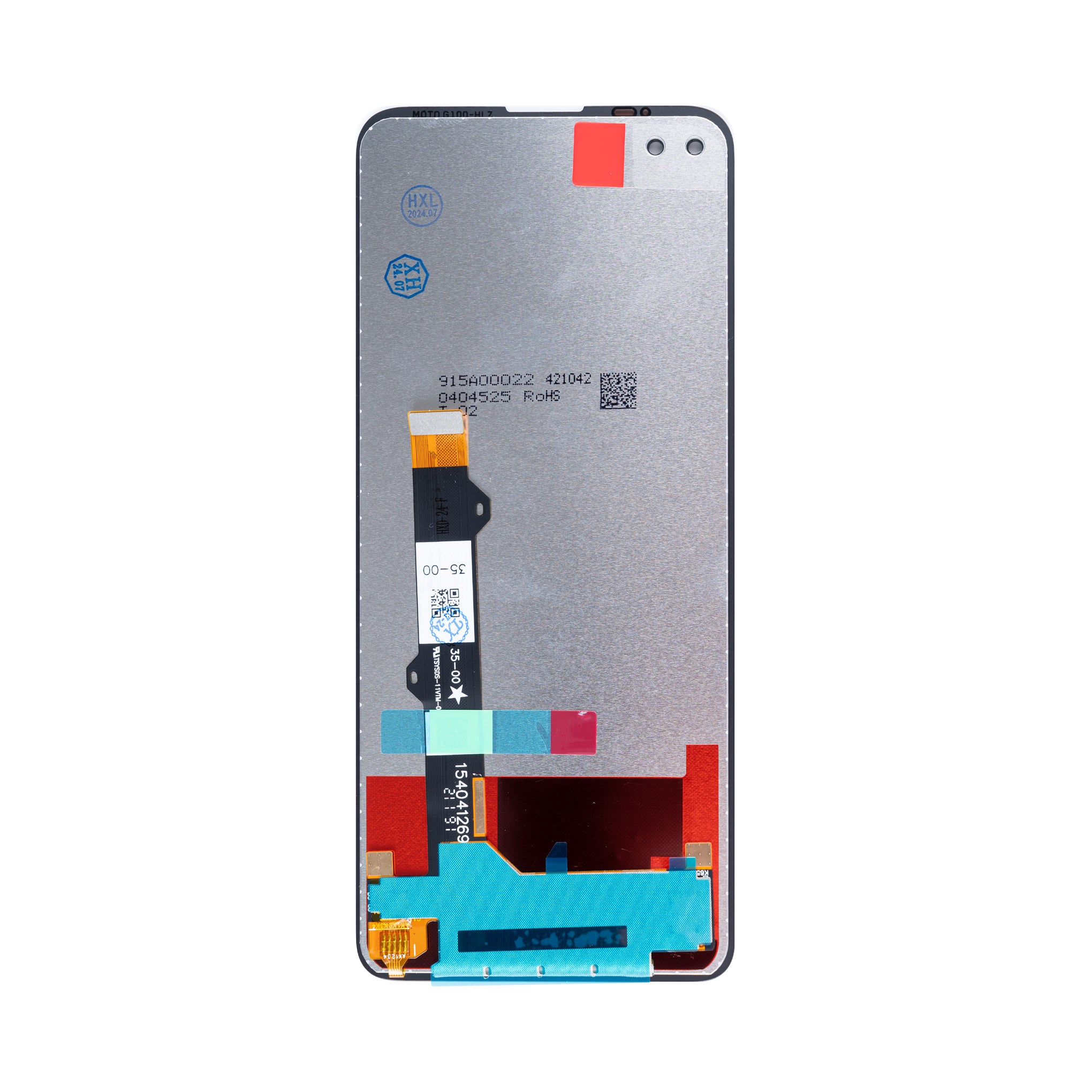 Motorola Moto G 5G Plus Display And Digitizer Without Frame Black OEM