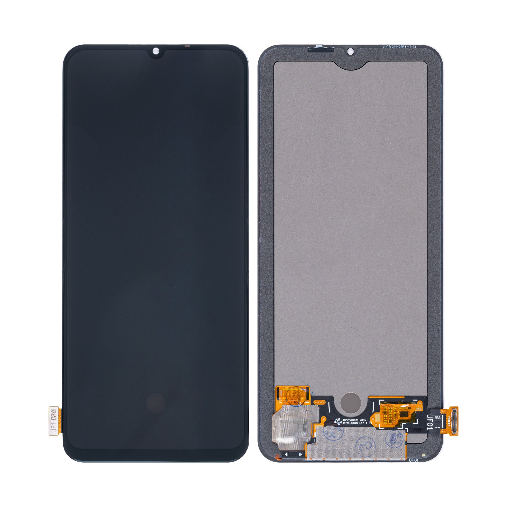Xiaomi Mi 10 Lite 5G Display And Digitizer Without Frame Black OEM