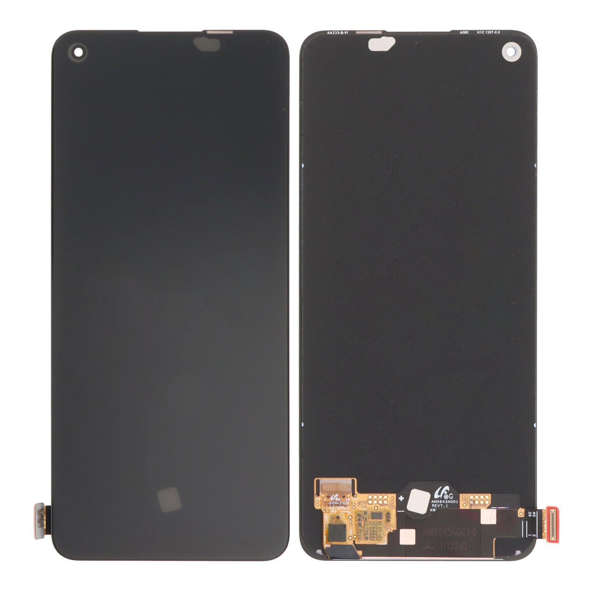 Realme 9 Pro Plus Display And Digitizer Without Frame Black OEM