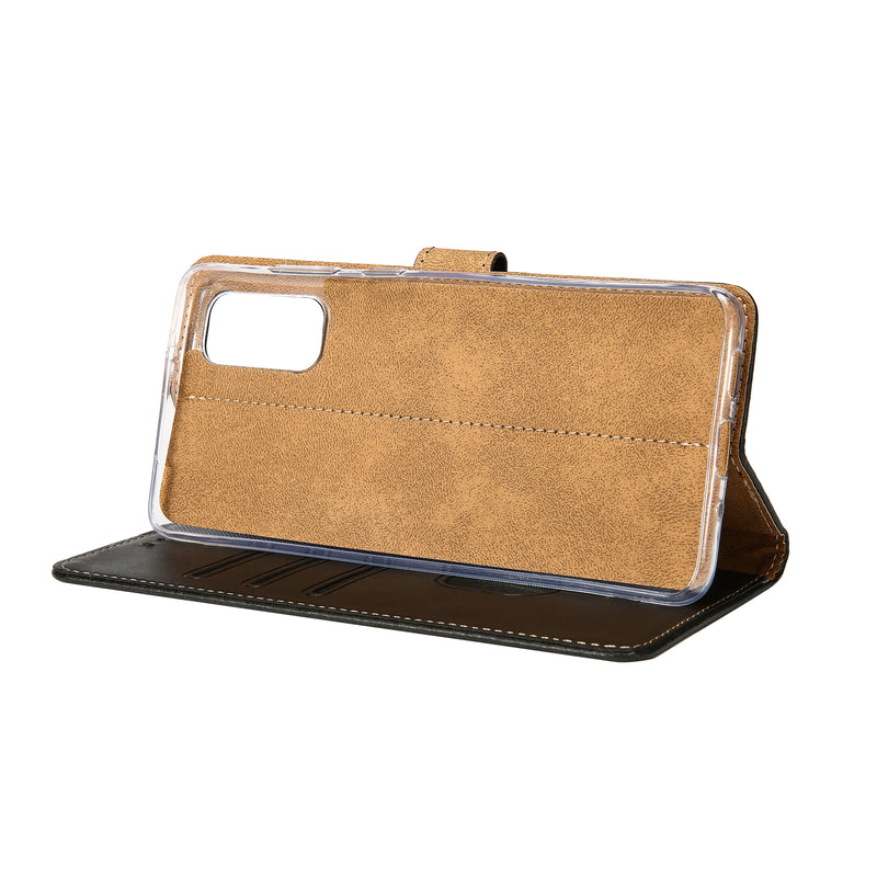 Rixus Bookcase For Samsung Galaxy A13 4G Black