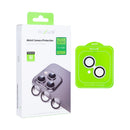 Rixus For iPhone 13, 13 Mini Metal Shield Camera Tempered Glass Starlight
