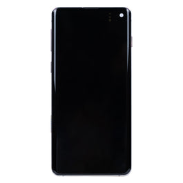 Samsung Galaxy S10 G973F Display And Digitizer With Frame Prism White Refurbished