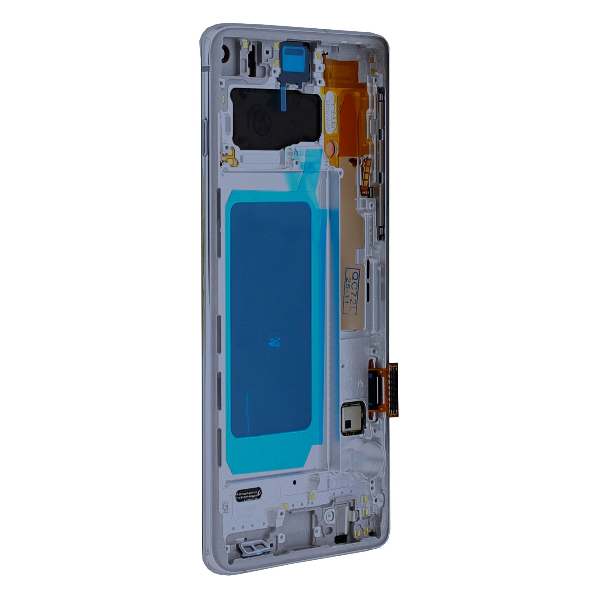 Samsung Galaxy S10 G973F Display And Digitizer With Frame Prism White Refurbished