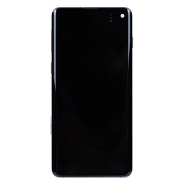 Samsung Galaxy S10 G973F Display And Digitizer With Frame Prism Black Refurbished