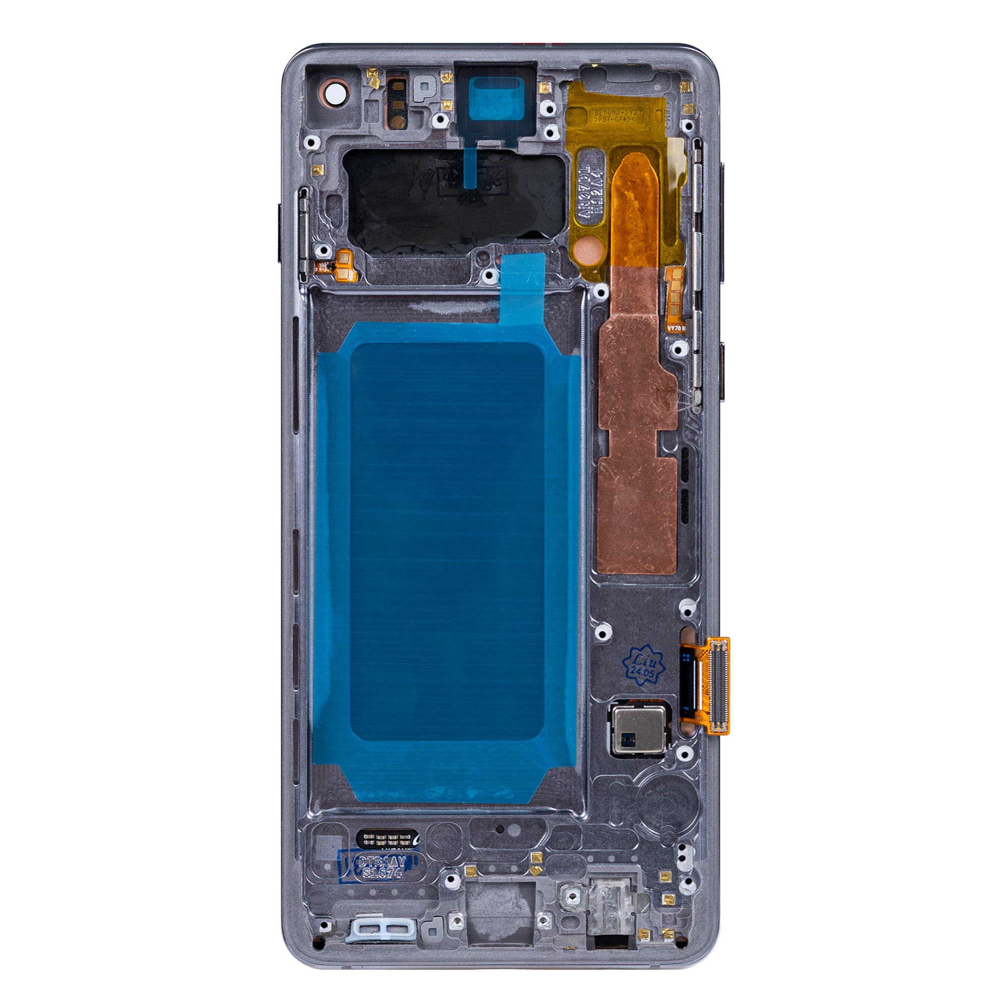 Samsung Galaxy S10 G973F Display And Digitizer With Frame Prism Black Refurbished