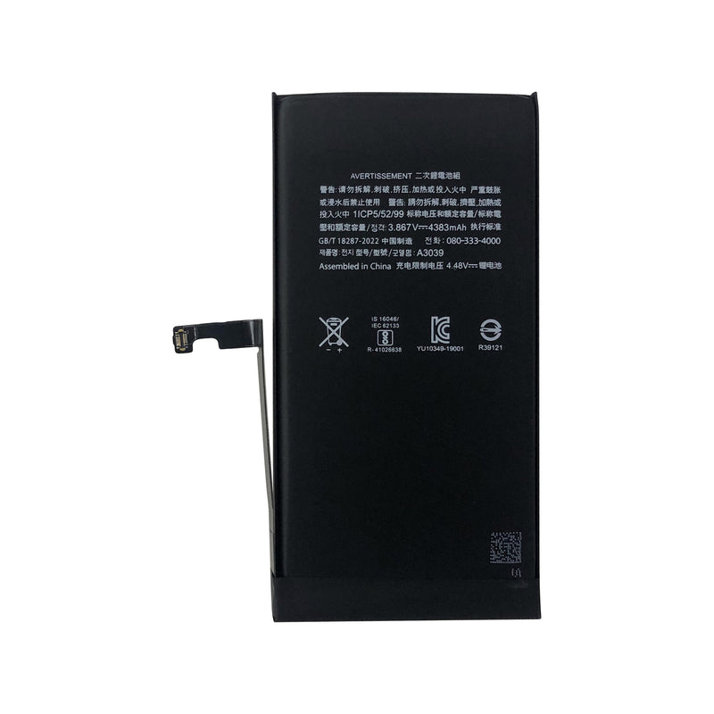 For iPhone 15 Plus Battery with ZY-Chip