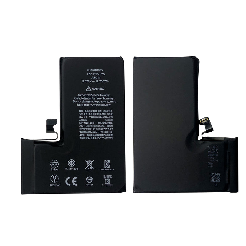 For iPhone 15 Pro Battery with ZY-Chip