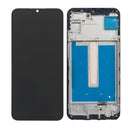 Samsung Galaxy M34 M346B Display And Digitizer With Frame Midnight Blue Service Pack
