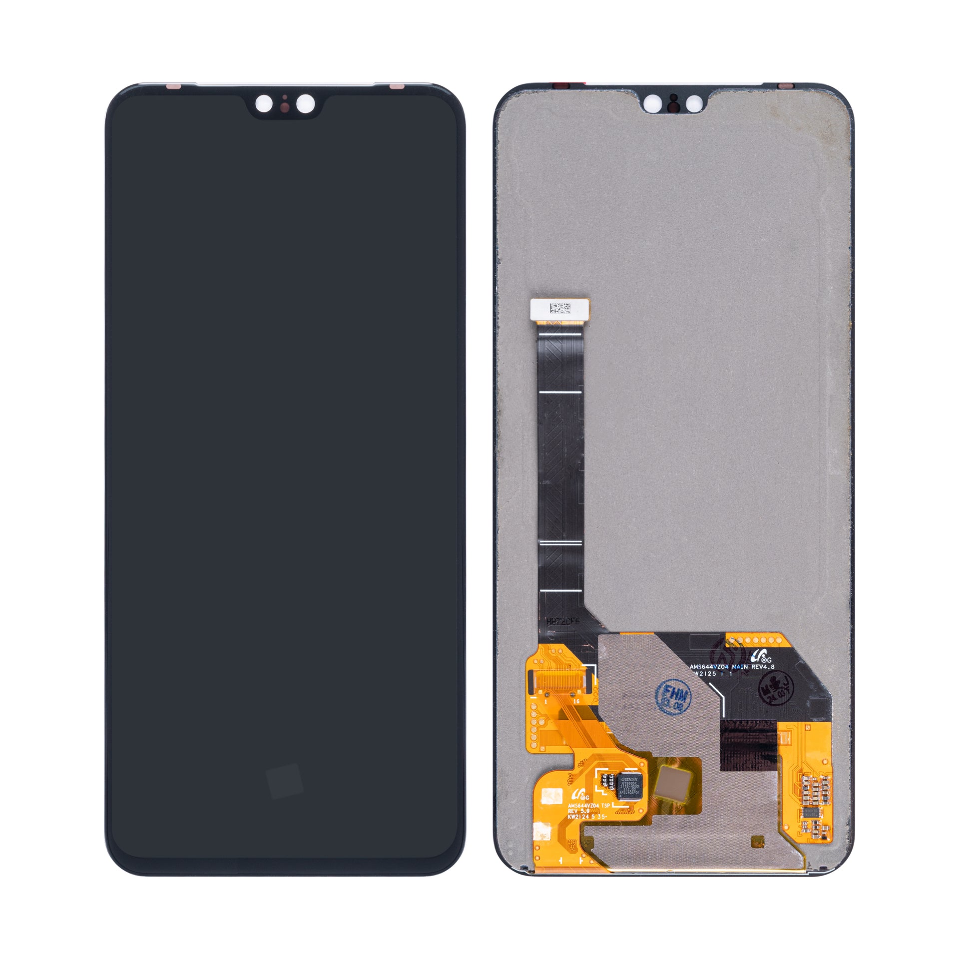 Vivo V23 5G Display And Digitizer Without Frame Black OEM