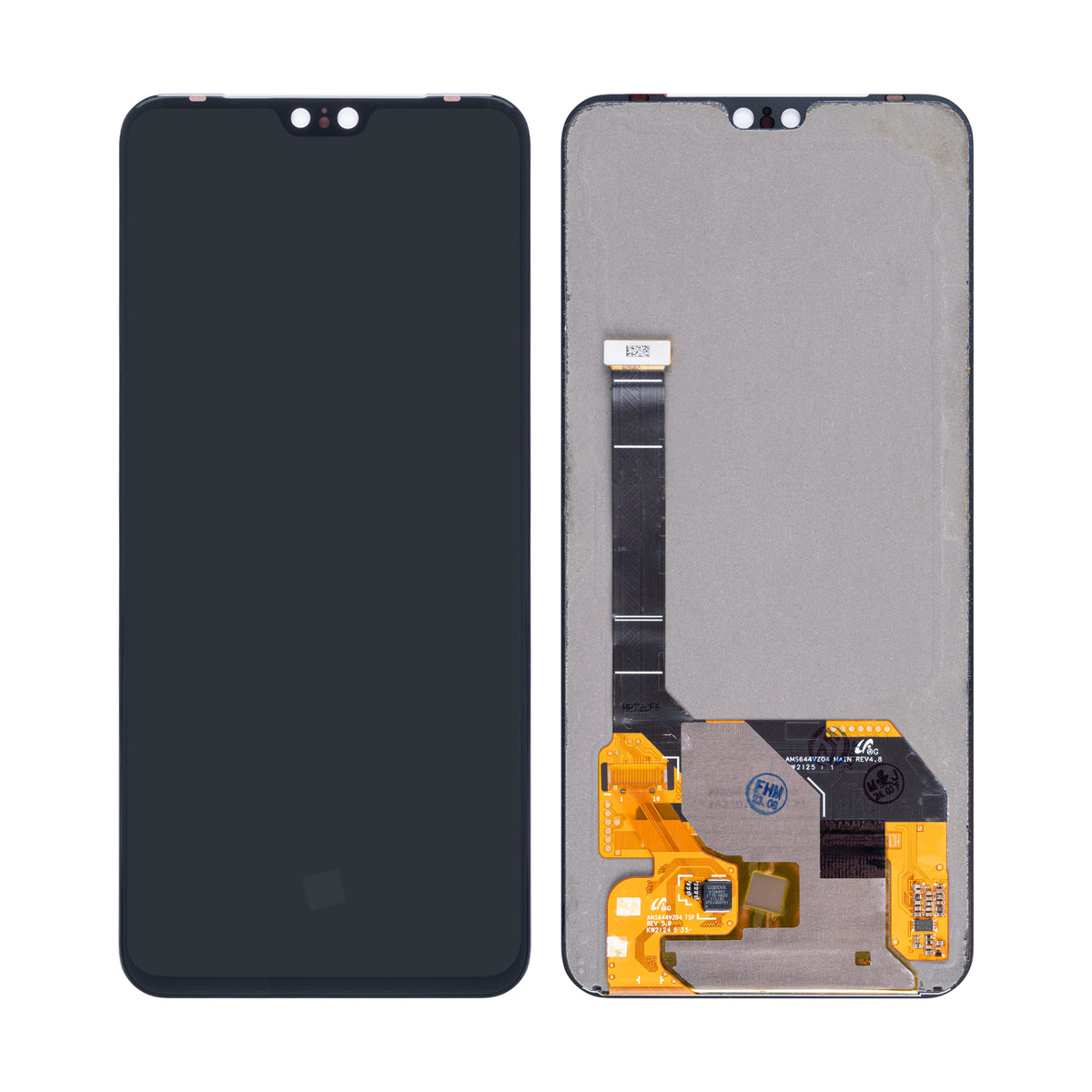 Vivo V23 5G Display And Digitizer Without Frame Black OEM