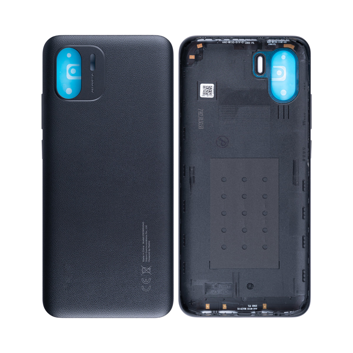 Xiaomi Redmi A1 Back Cover Without Lens Black OEM