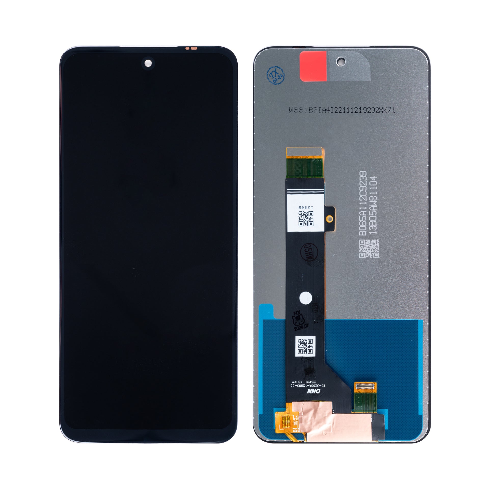 Motorola Moto G53 Display And Digitizer Without Frame Black OEM